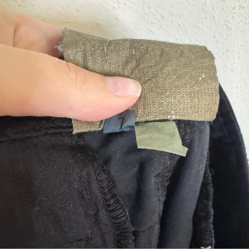 Da-Nang vintage black embroidered cargo pants - Picture 5 of 5